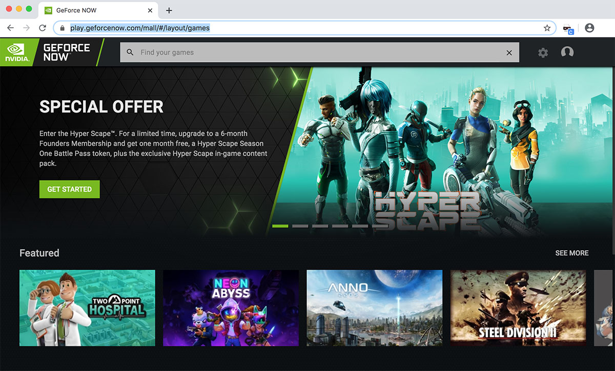 nvidia geforce now download firefox