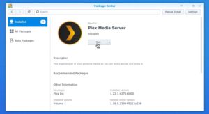 plex media server nas requirements
