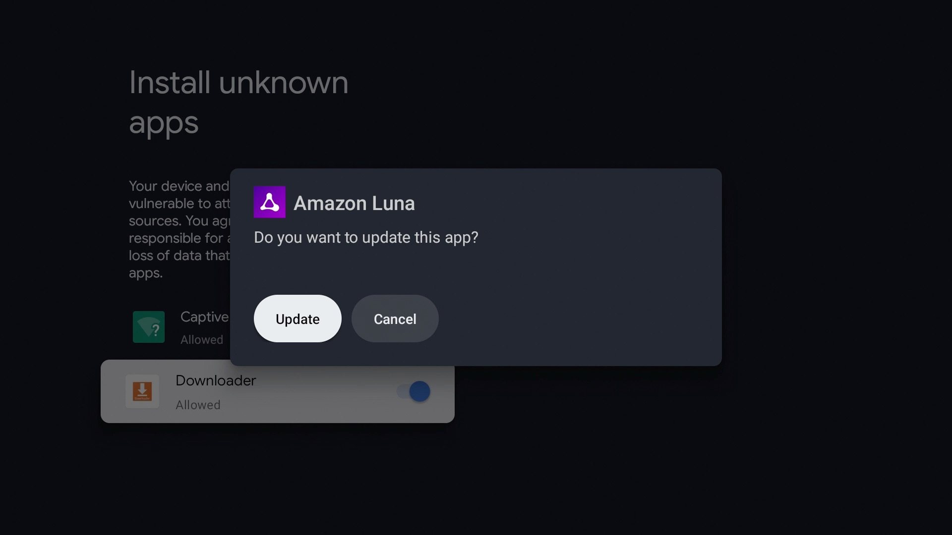 Tutorial: How-to Update Amazon Luna on Chromecast with Google TV ...